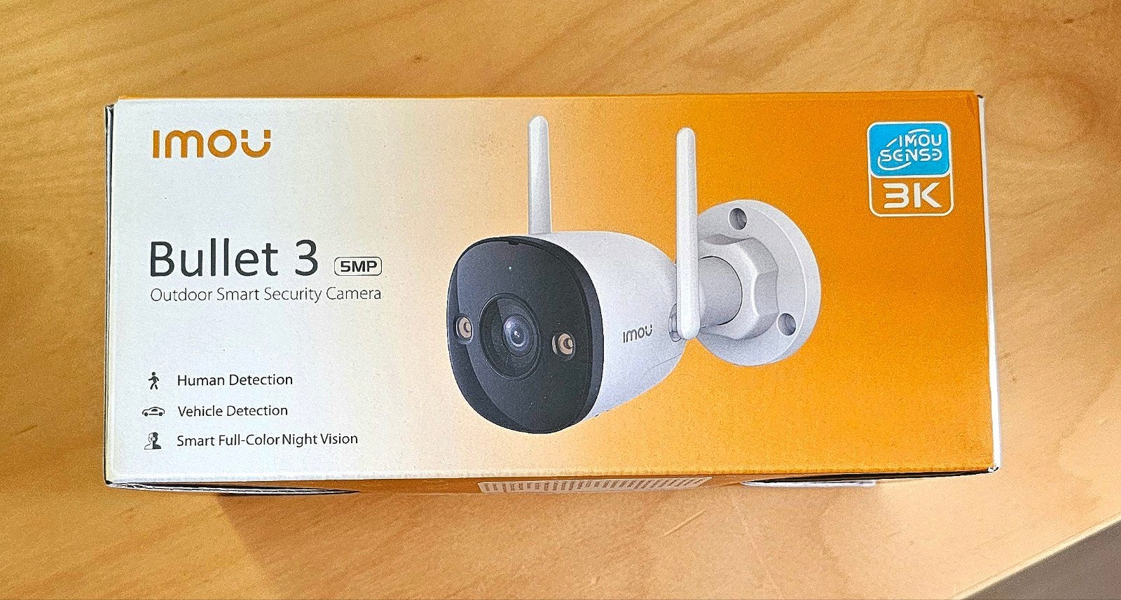IMOU Bullet 3 3K 5MP incl. IMOU Bullet 2C, Audio, Tv en Foto, Ophalen of Verzenden, Nieuw, Buitencamera