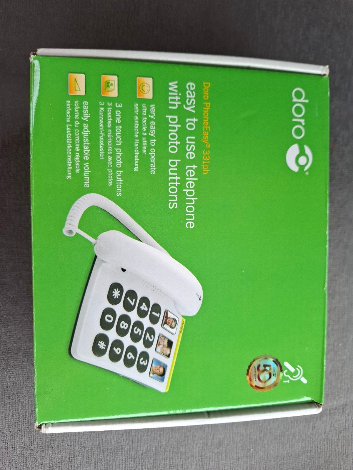 NIEUW: Doro Phone seniorentelefoon, Ophalen of Verzenden, Nieuw, 1 handset