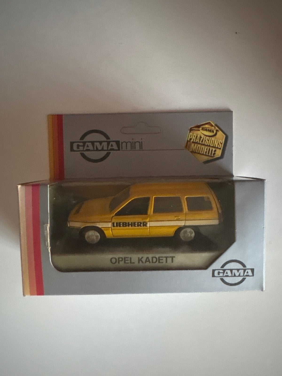 GAMA mini Opel Kadett Caravan Liebherr modelauto, Overige merken, 1:50 of kleiner, Auto, Nieuw