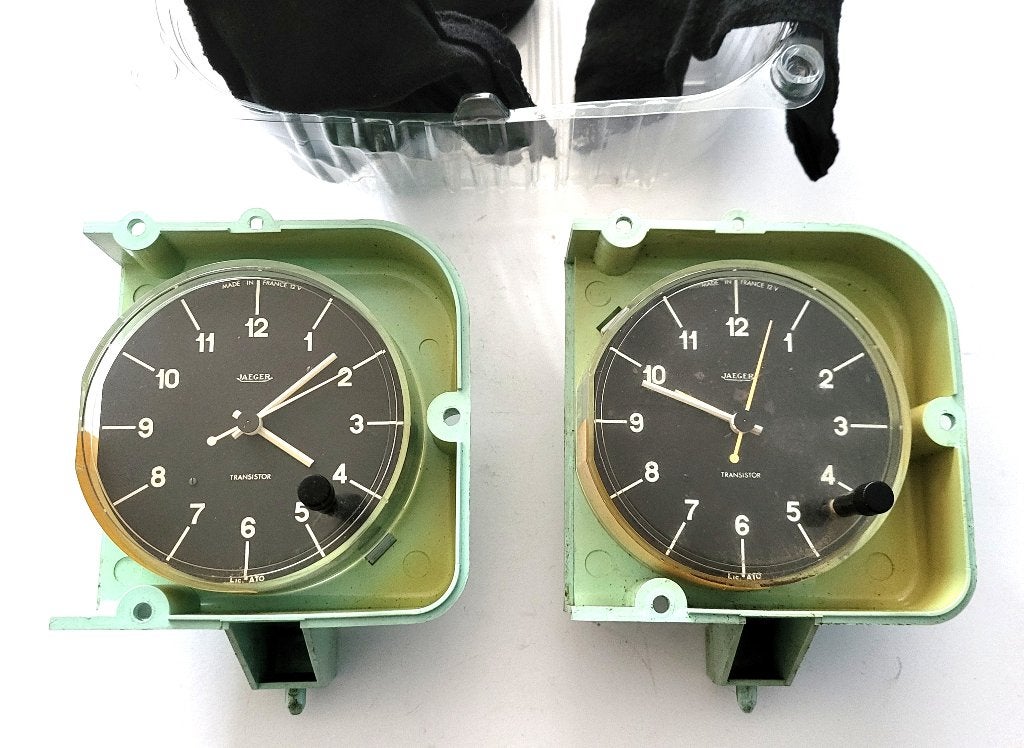 Klokken panneel Peugeot 404 Deurenonderdelen Zonneklep kabel, Ophalen of Verzenden, Gebruikt, Peugeot