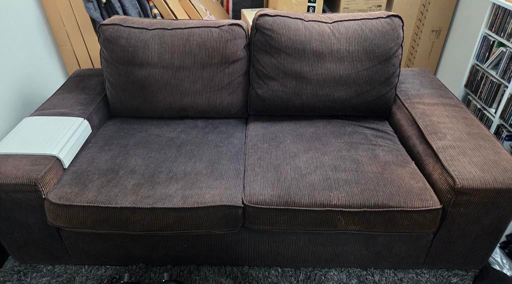 2,5 zits bank, Ophalen, Gebruikt, Tweepersoons, 75 tot 100 cm