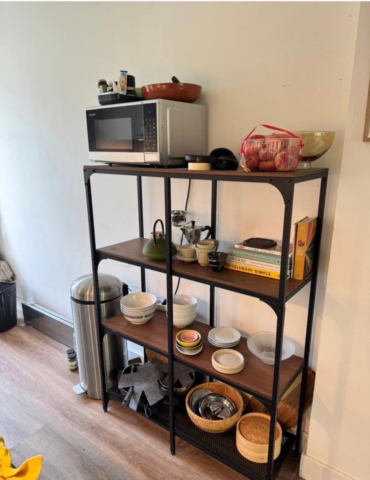 IKEA FJÄLLBO Stellingkast Zwart 100x136 cm, Huis en Inrichting, Ophalen, Gebruikt