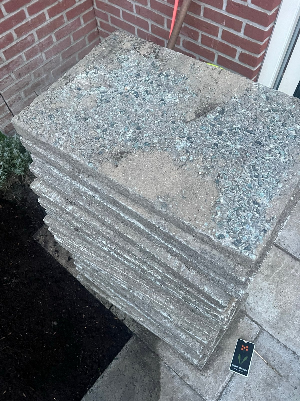 Gratis afhalen: Tegels 60x40 cm, Ophalen, 60 cm of meer, Gebruikt, 40 tot 60 cm