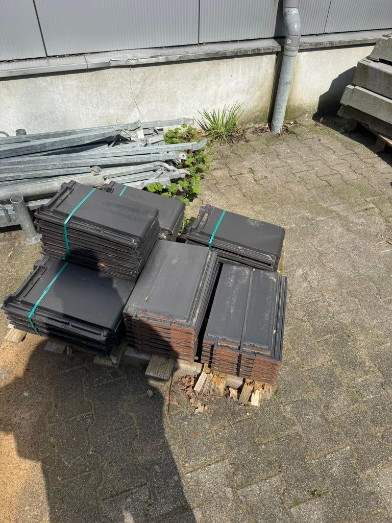 roben bergamo antraciet, Ophalen, Steen of Klei, Nieuw, 5 tot 10 m²