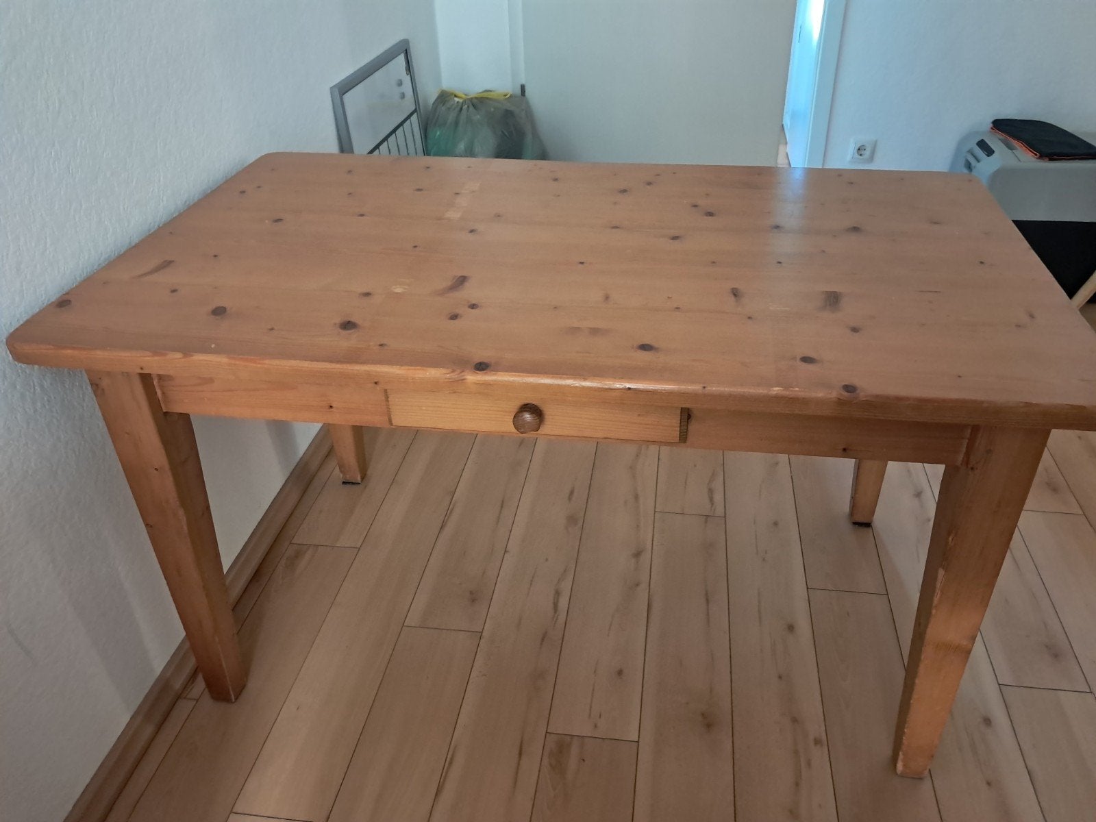 grenen keukentafel 80x 135, Ophalen, Gebruikt, 100 tot 150 cm, 50 tot 100 cm
