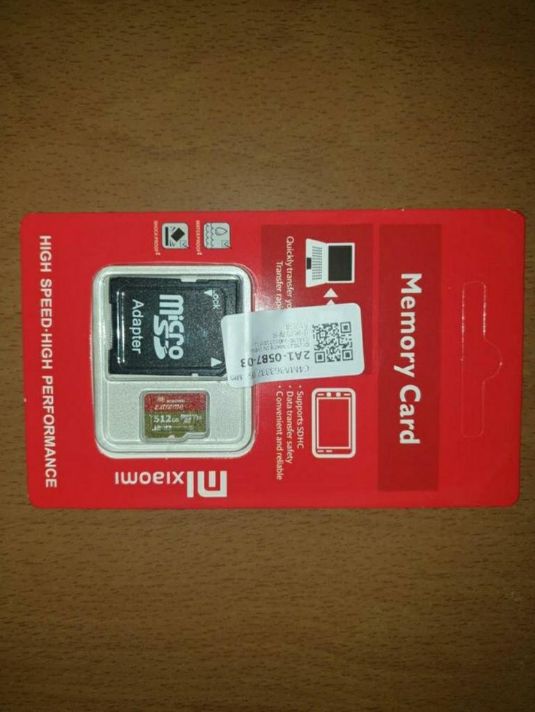 Nieuwe Xiaomi MicroSDXC geheugenkaart 512GB, Xiaomi, Nieuw, Ophalen of Verzenden, 512 GB