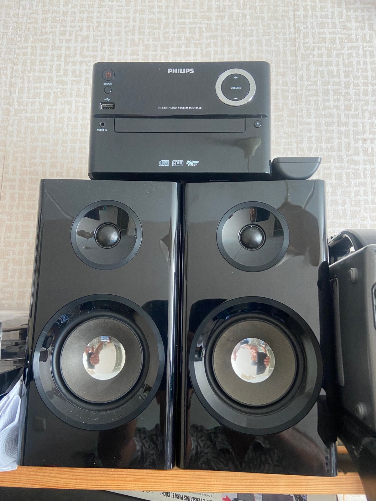 Philips miniset., Audio, Tv en Foto, Stereo speakers, Philips, Refurbished, Ophalen of Verzenden