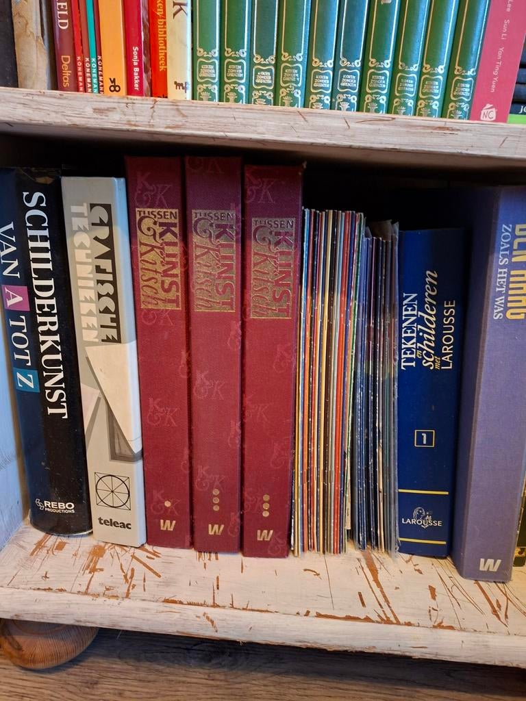 Diverse boeken o.a: Tussen Kunst en Kitch en schilderen, Ophalen of Verzenden, Zo goed als nieuw, Tekenen en Schilderen
