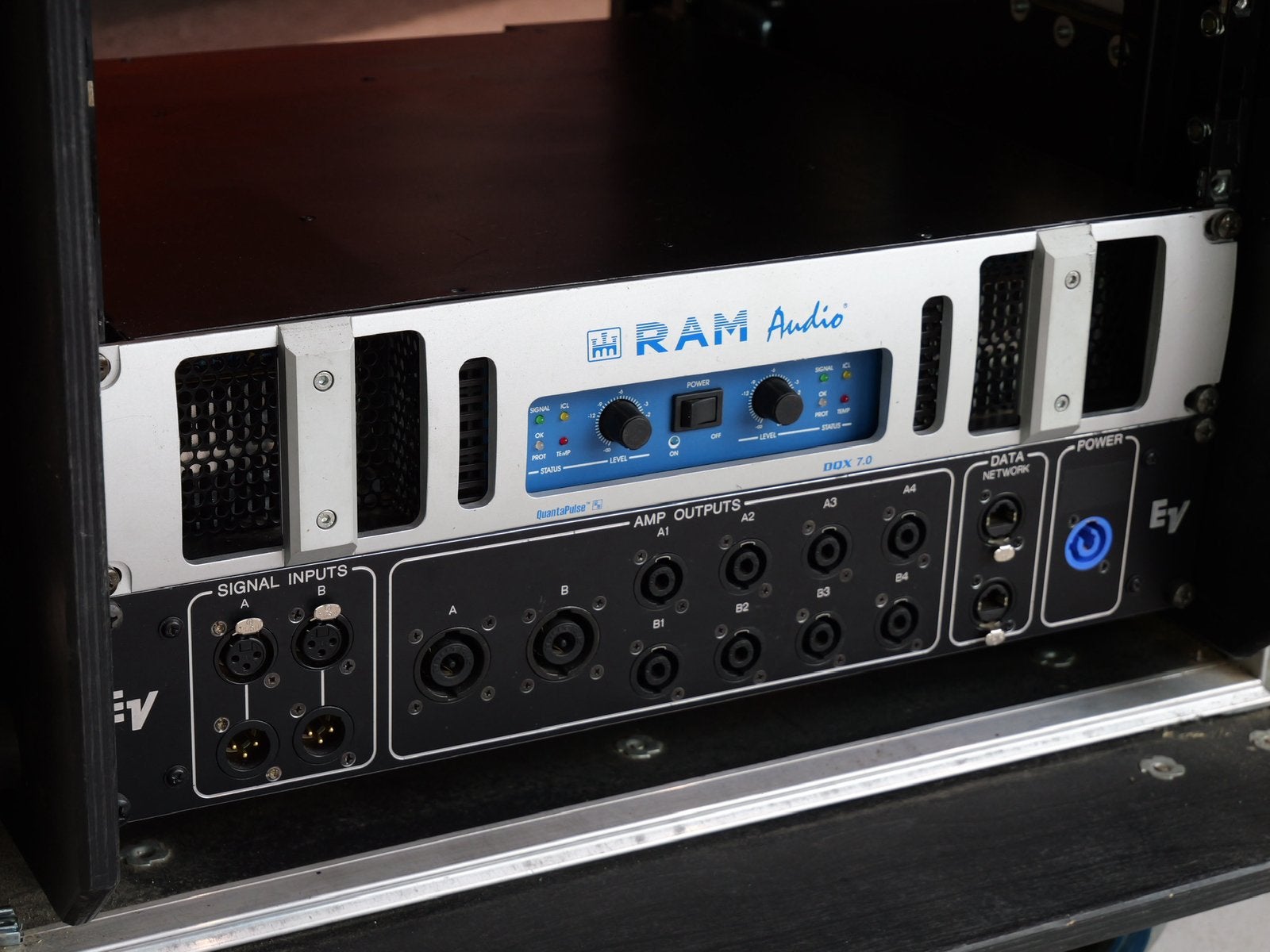 Ram Audio DQX 7.0 power amp voor sub, Overige merken, Subwoofer, Geen, Geen