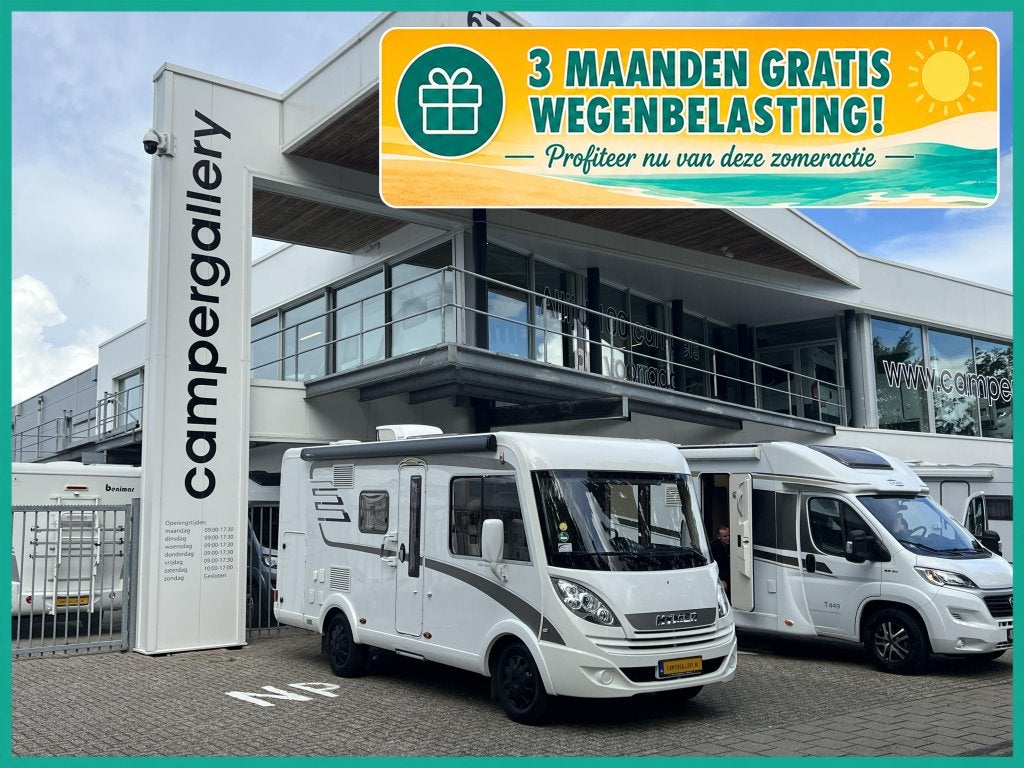 Hymer Exsis-I 504 EX DWARSBED+HEFBED AUTOMAAT EURO6 DAKAIRCO, Caravans en Kamperen, Fiat, 6 tot 7 meter, Bedrijf, Diesel