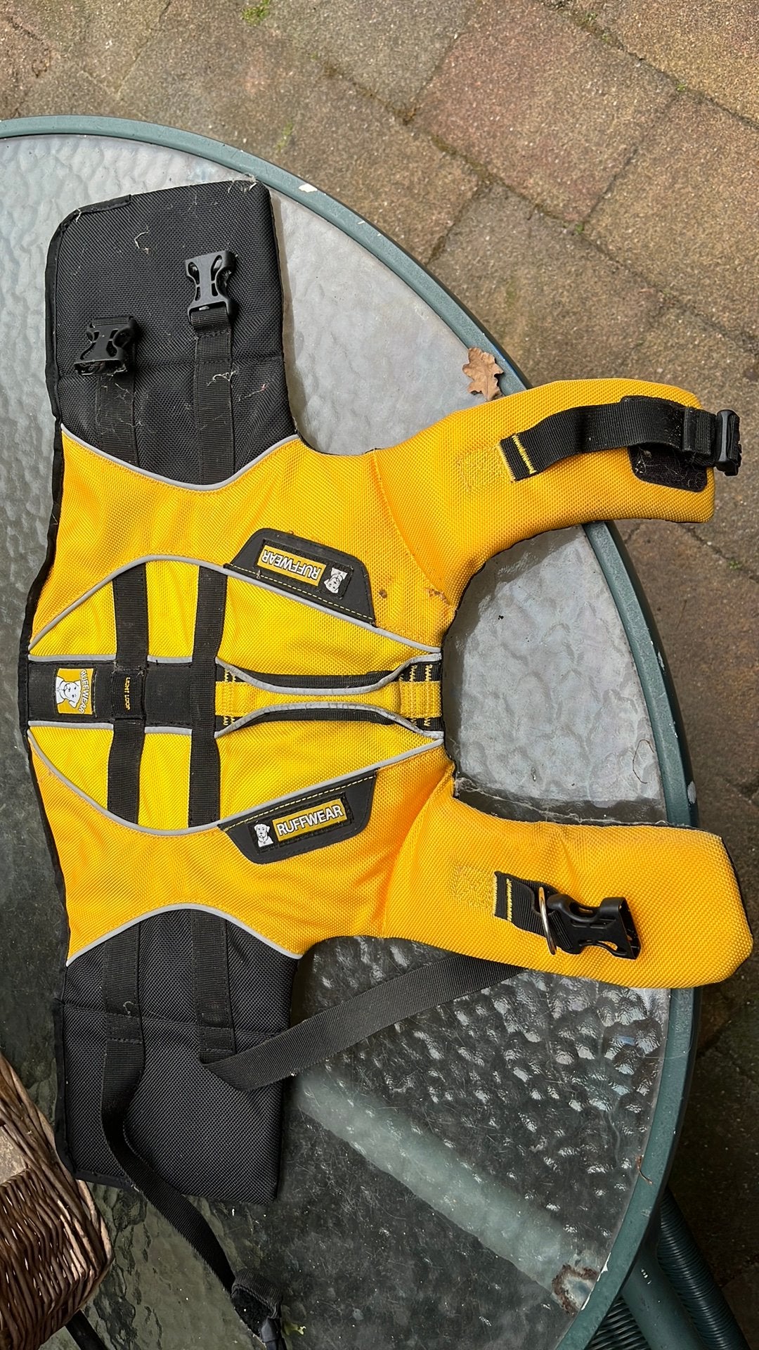 Zwemvest voorvde hond, Gebruikt, Ruffwear, Hondenzwemvest, S
