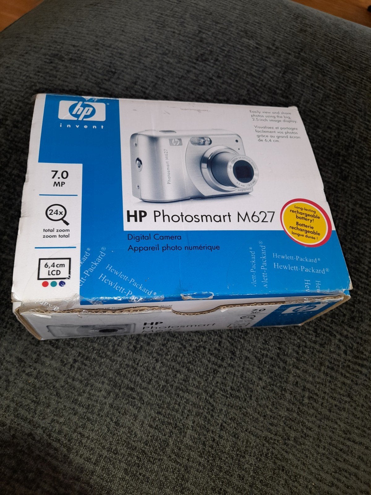 HP Photosmart M627 Digitale Camera - 7.0 MP 3x Optische Zoom, Audio, Tv en Foto, Handleiding, Ophalen of Verzenden, Zo goed als nieuw