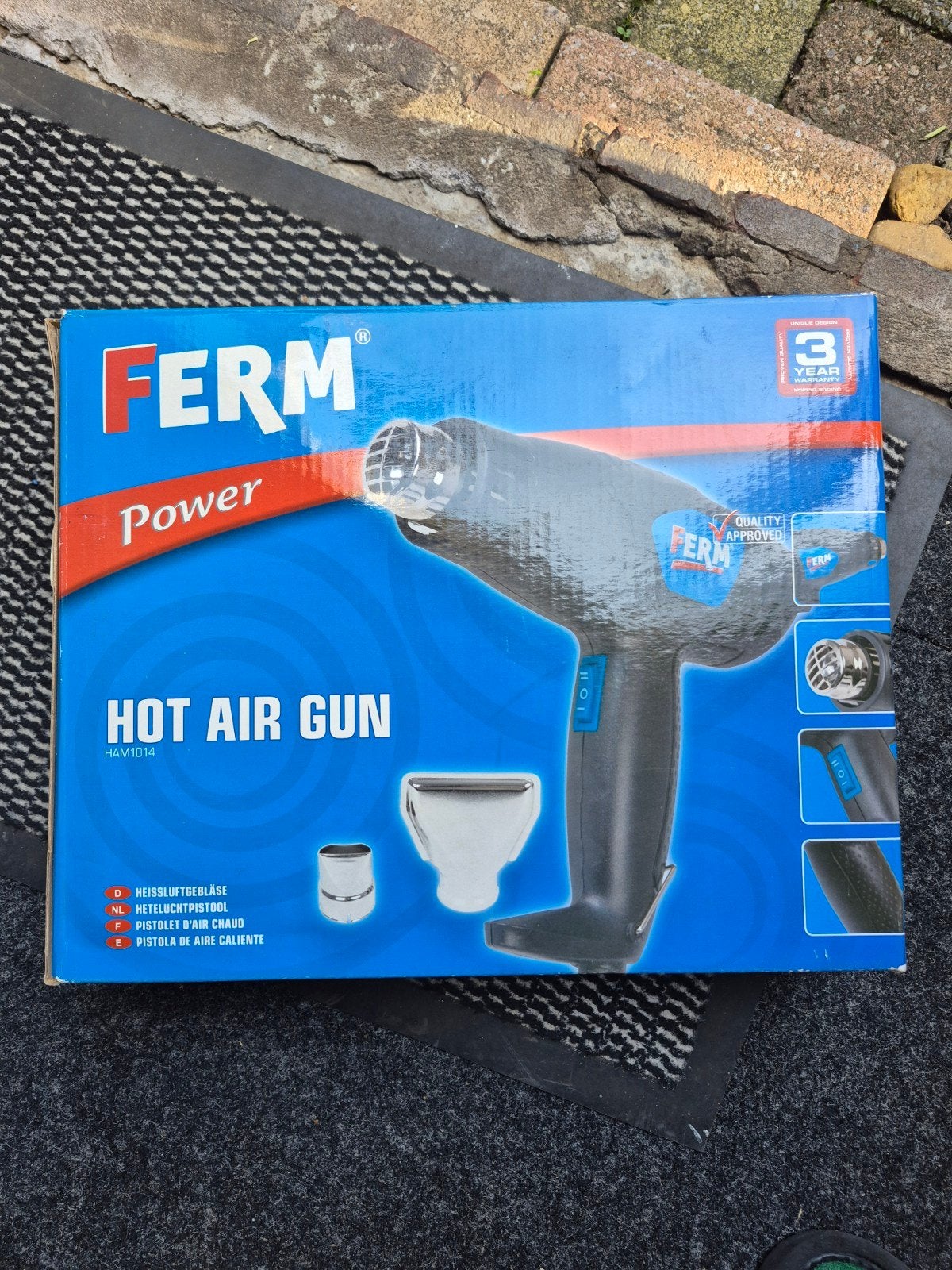 Ferm heteluchtpistool 2000W - nieuw, Ophalen of Verzenden, Nieuw