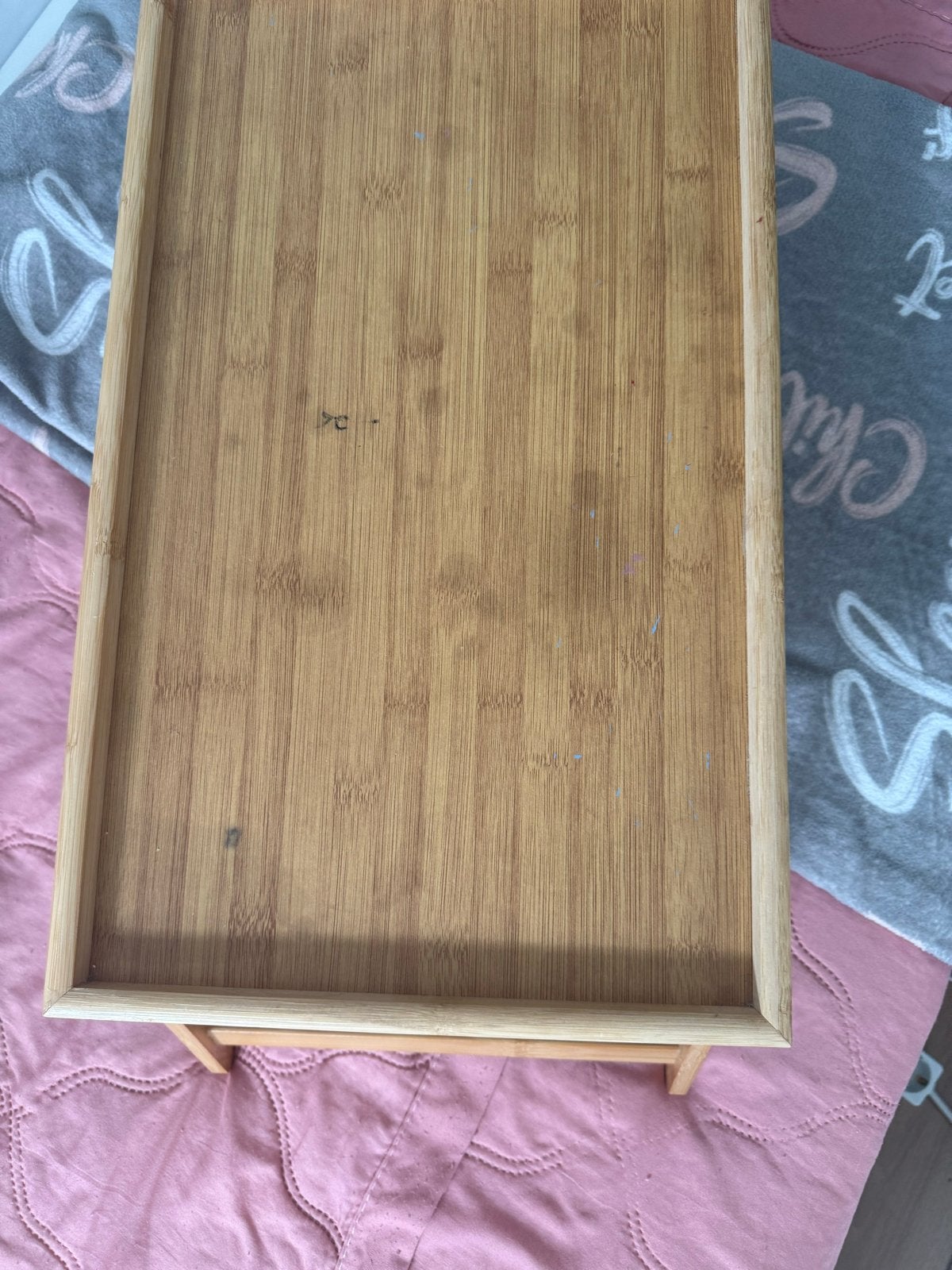 bedtafel, Huis en Inrichting, Ophalen, Hout, Zo goed als nieuw, Modern