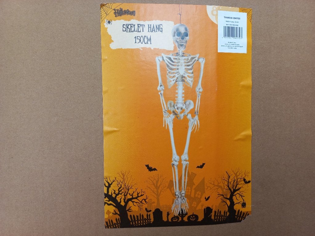 Halloween skelet nieuw in de doos, Ophalen, Nieuw, Versiering, Halloween of Griezel