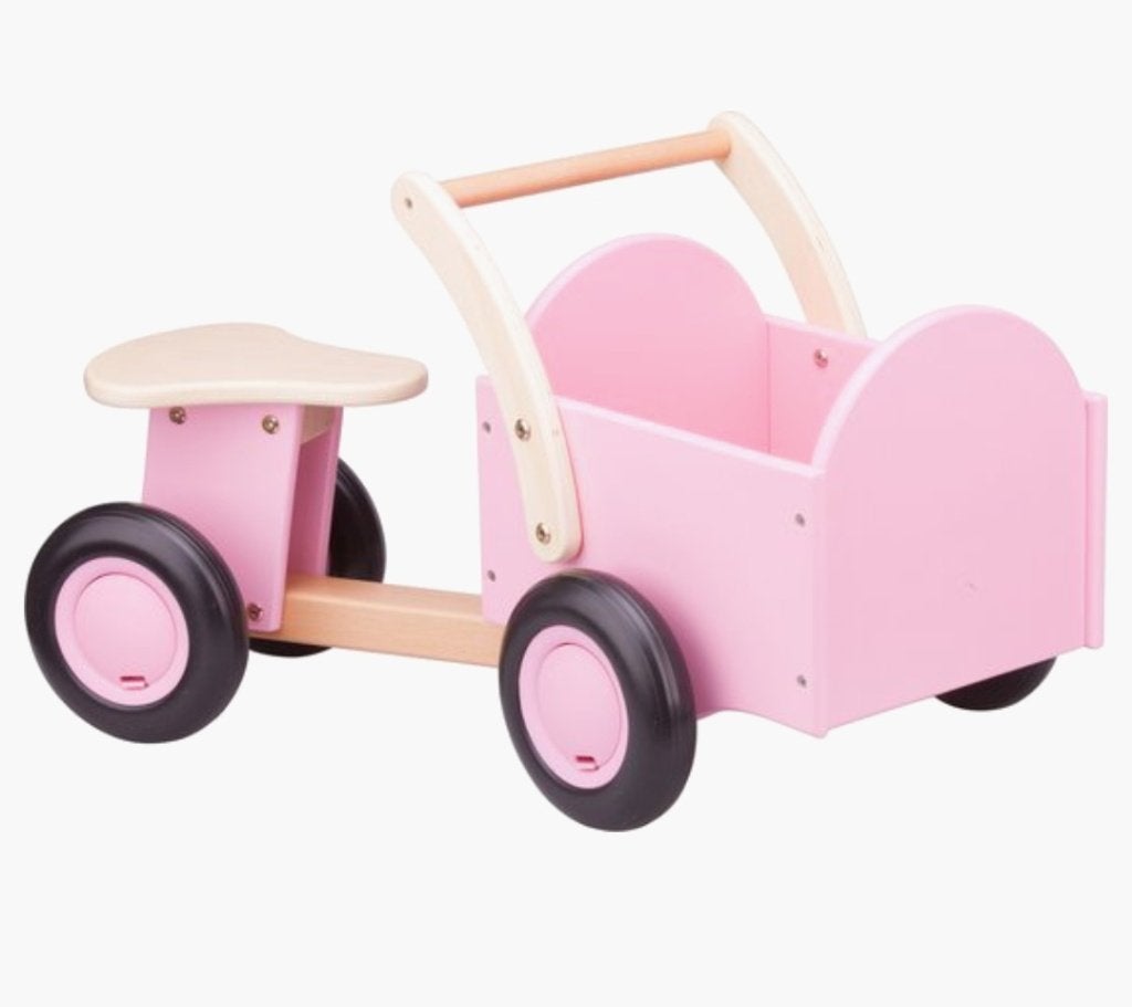 Hout bakfietsje, Kinderen en Baby's, Ophalen, Zo goed als nieuw, Loopfiets