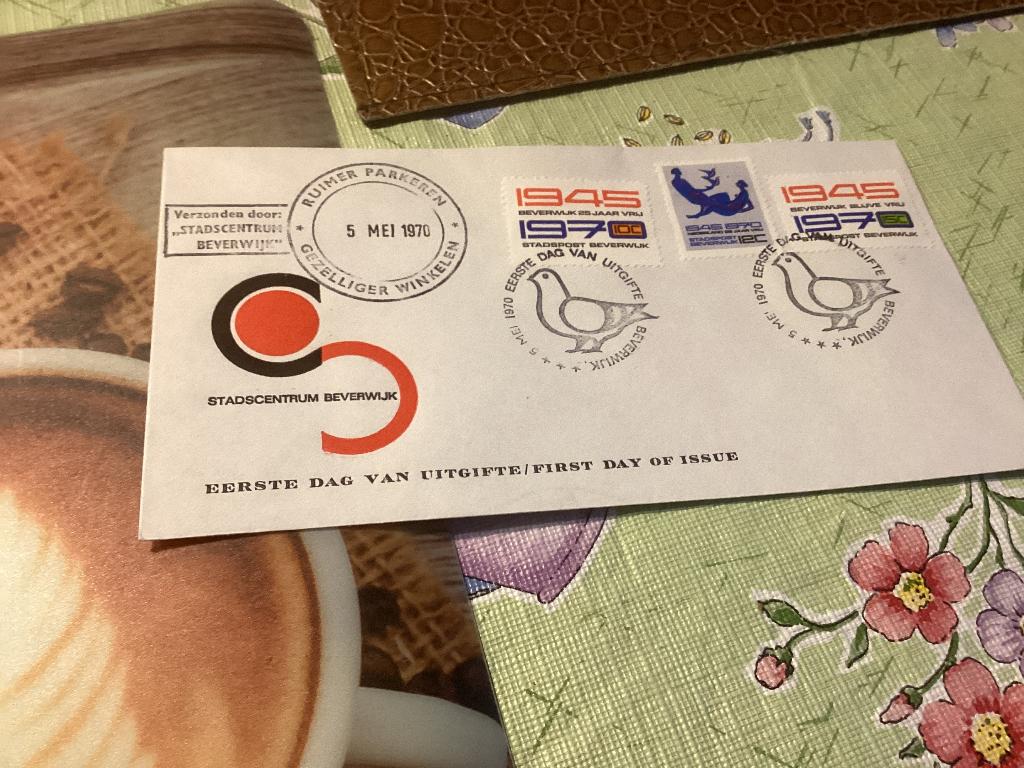 No2003 Stadspost Beverwijk  Nederland jaargangen fdc 1963, Ophalen, Onbeschreven, Nederland