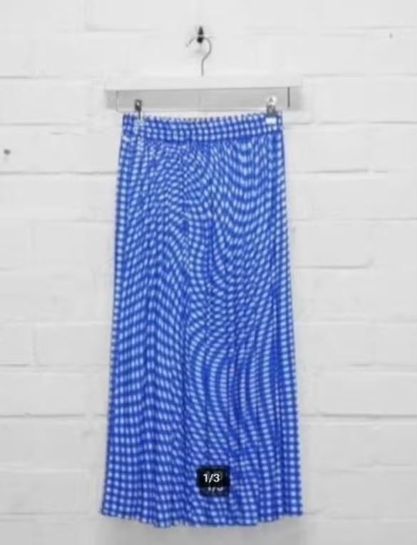Just in Case - Prachtige rok maat 36 - Nieuw €229, Kleding | Dames, Blauw, Nieuw, Ophalen of Verzenden, Maat 36 (S)