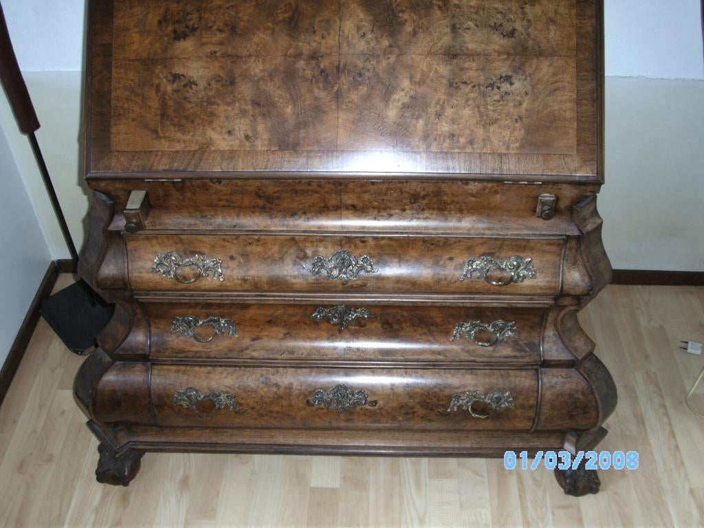 secretaire kast, Ophalen