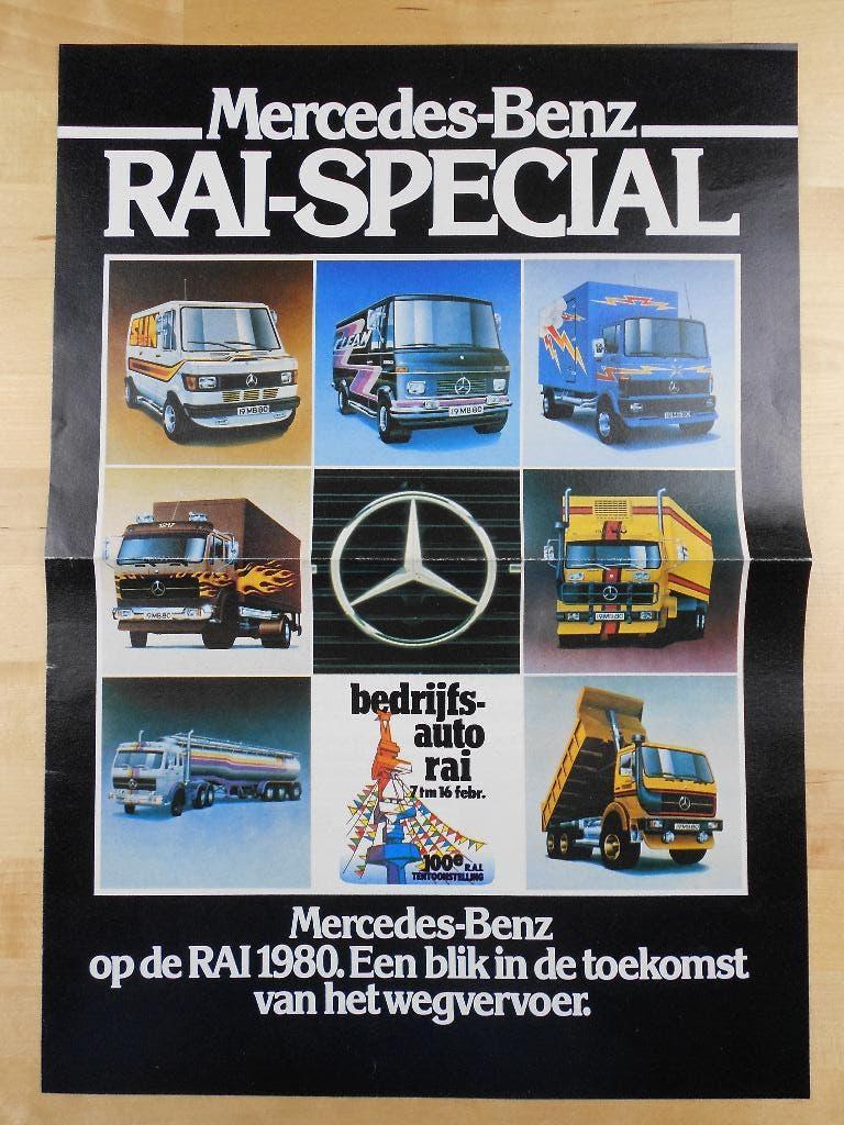 Mercedes Bedrijfswagen RAI Magazine 1980, Zo goed als nieuw, Mercedes-Benz, Mercedes, Ophalen of Verzenden