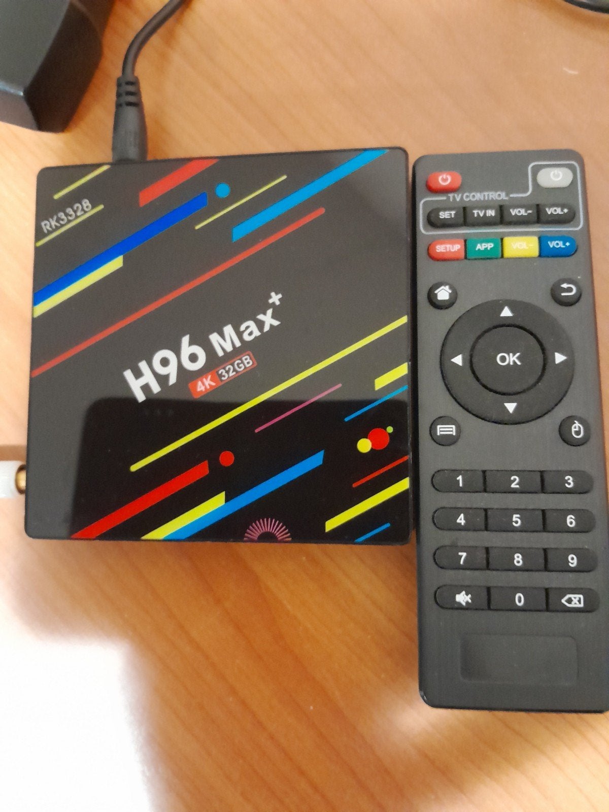 H96 Max+ 4K 32GB Android TV Box met afstandsbediening, Ophalen, Gebruikt, HDMI, Minder dan 500 GB