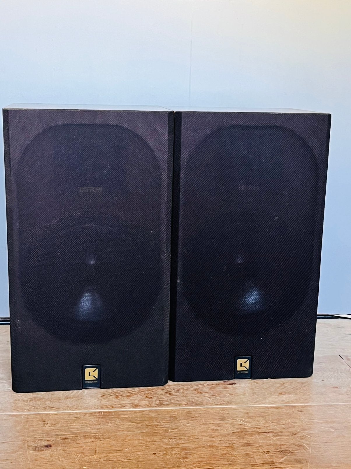 vintage Celestion Ditton 110 boekenplank-luidsprekers x2, Audio, Tv en Foto, Ophalen of Verzenden, Gebruikt, Front, Rear of Stereo speakers