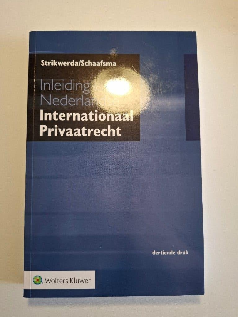 Inleiding tot het Nederlandse internationaal privaatrecht, Ophalen of Verzenden, Wolters Kluwer, Alpha, WO