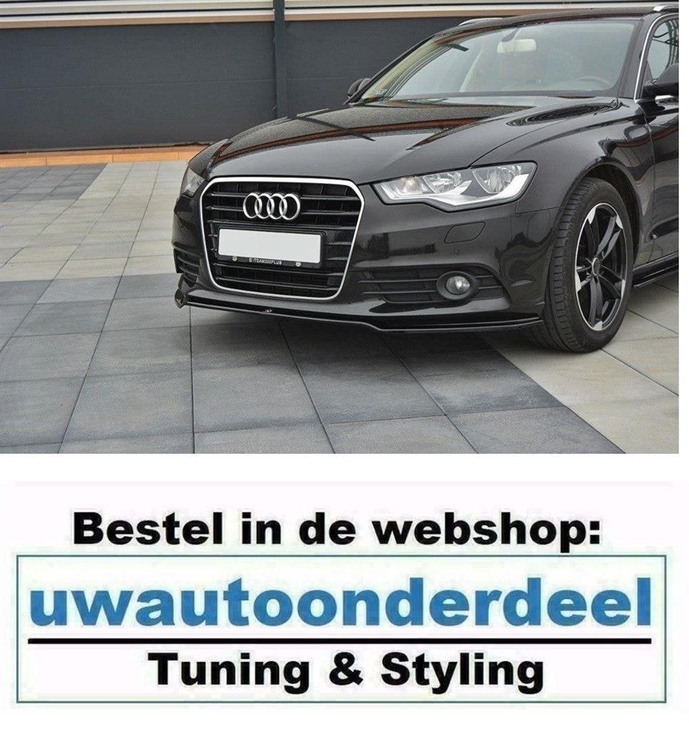 Maxton Design Spoiler Splitter Lip Voor Audi A6 C7 Standaard, Verzenden, Automotive Parts, A.parts@hotmail.nl, Trasmolenlaan 12 3447 GZ Woerden