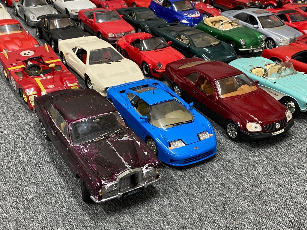 50x 118 diverse merken en modellen Ferrari Mercedes Alfa 4, Gebruikt, Auto, Onbekend, Onbekend