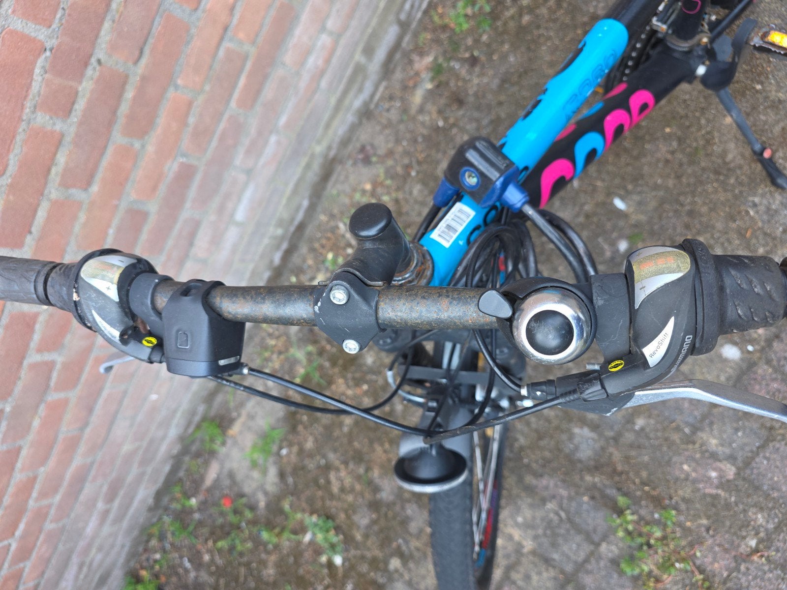 Stoere kinderfiets, 26 inch, met versnellingen, Fietsen en Brommers, Overige merken, Minder dan 10 versnellingen, Gebruikt, Velgrem