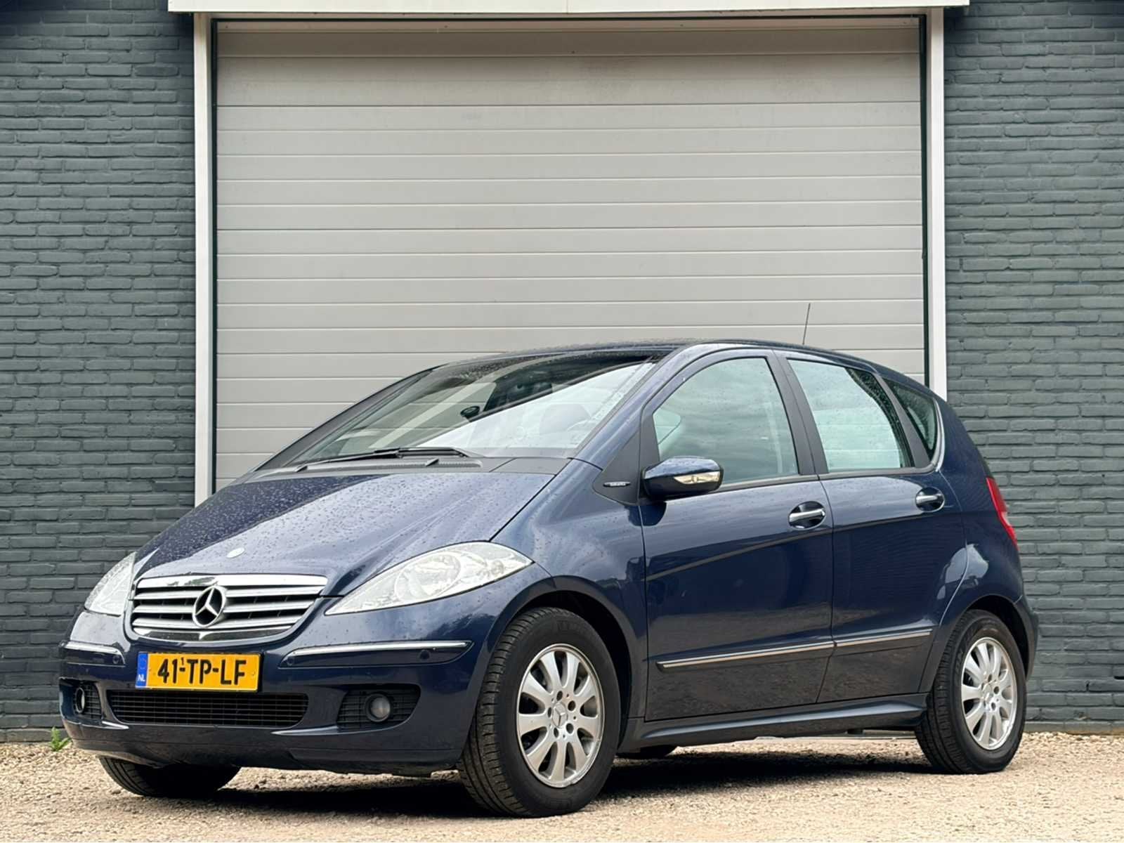 2007 Mercedes-Benz A-klasse automaat 170 Elegance Personenau, Auto's, Mercedes-Benz, 15 km/l, Gebruikt, 4 cilinders, Blauw