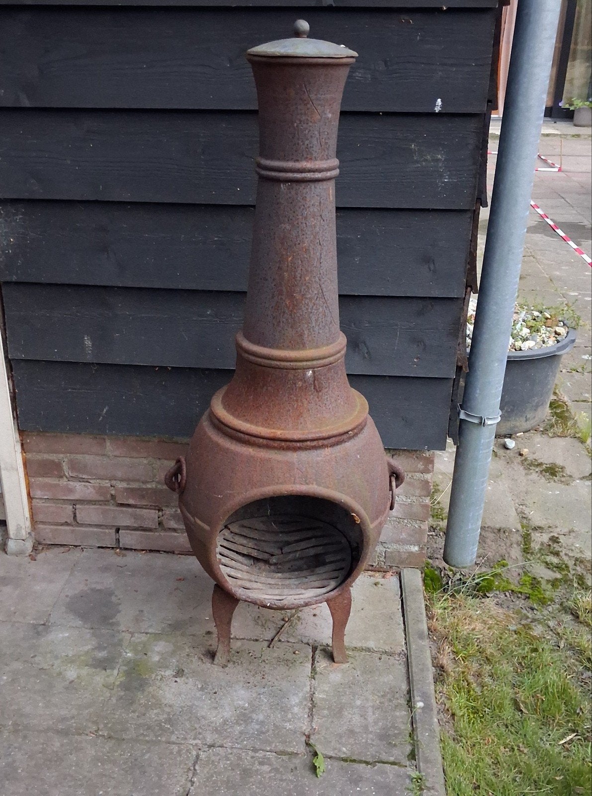 Tuinkachel - tuinhaard, Tuin en Terras, Ophalen of Verzenden, Gebruikt