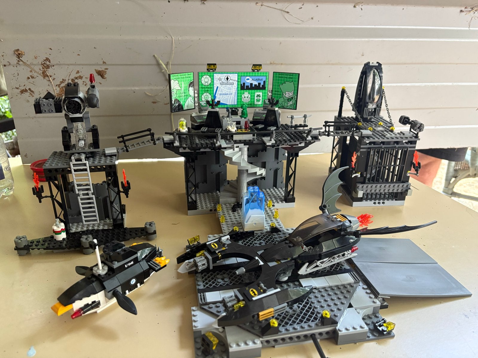 Lego 7783 the batcave zonder minifigures, Gebruikt, Lego, Ophalen of Verzenden, Complete set
