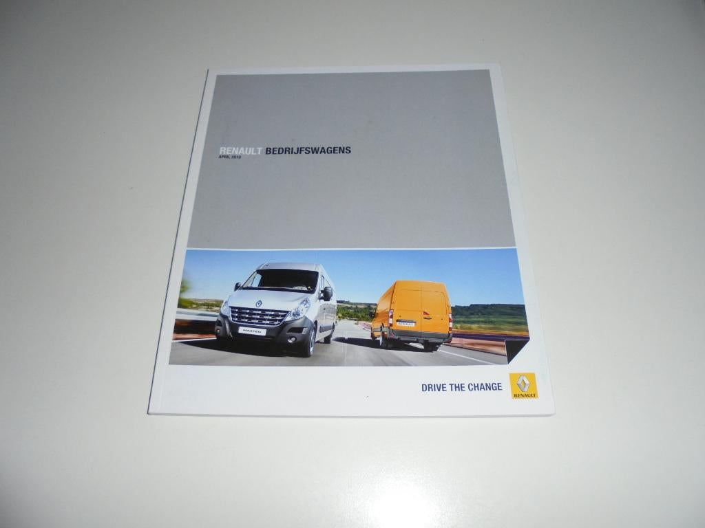 brochure Renault bedrijfswagens  2010, Ophalen of Verzenden, Zo goed als nieuw, Renault