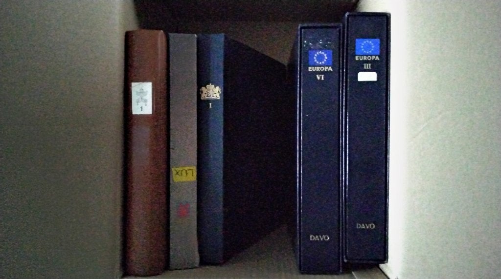 Doos lege albums ( lees beschrijving)., Verzenden, Nederland