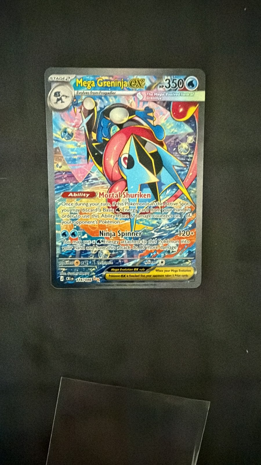 Mega greninja ex sir, Ophalen of Verzenden, Nieuw, Losse kaart