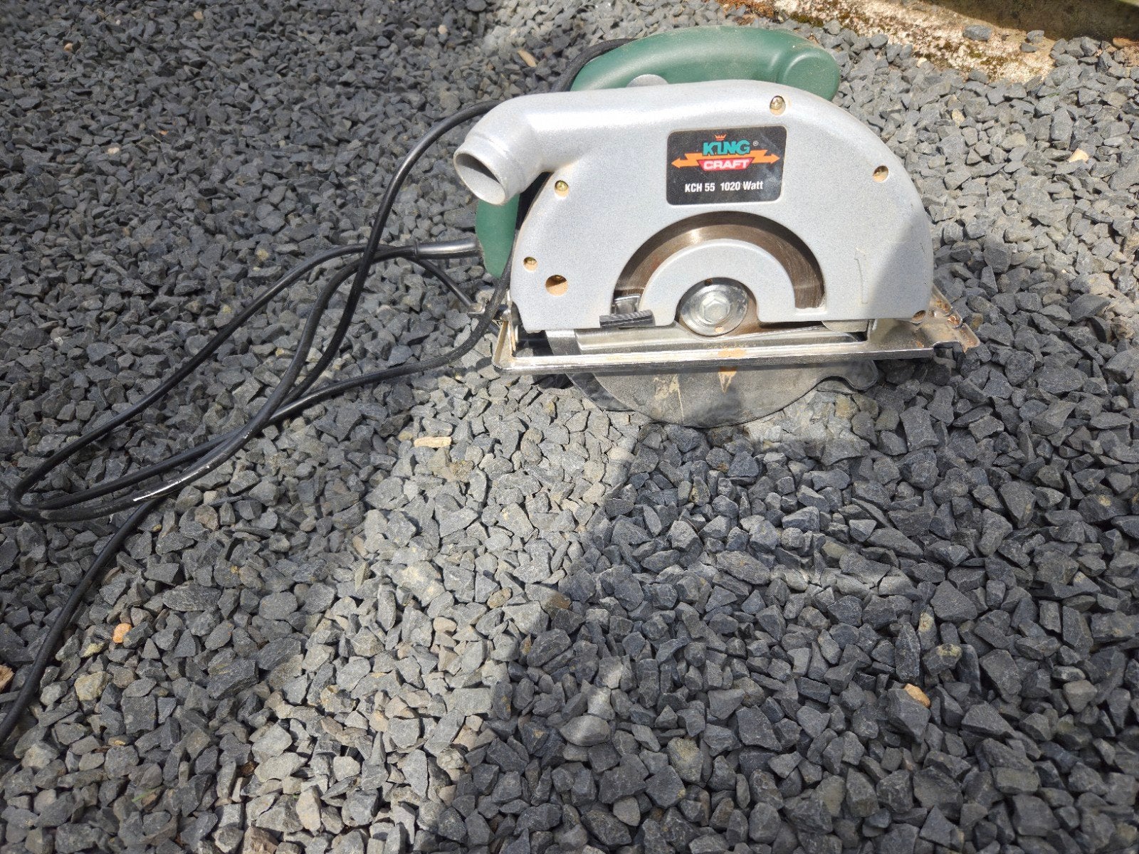 Kingcraft KCH 55 Cirkelzaag - 1020W, Doe-het-zelf en Verbouw, Gereedschap | Zaagmachines, Ophalen, Gebruikt, Cirkelzaag, 70 mm of meer