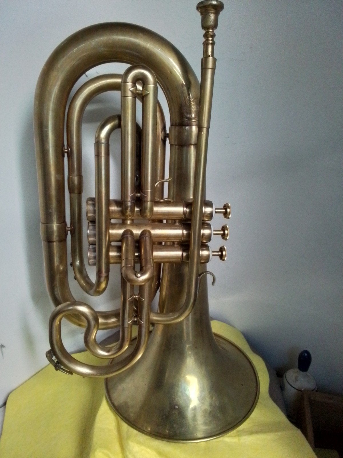 15457) antiek zeldzaam mooi decoratief blaasinstrument, Ophalen of Verzenden, Overige typen