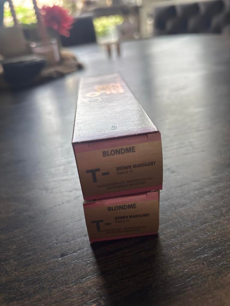 Schwarzkopf BLONDME Pastel Toning Brown Mahogany, Ophalen, Nieuw, Overige typen