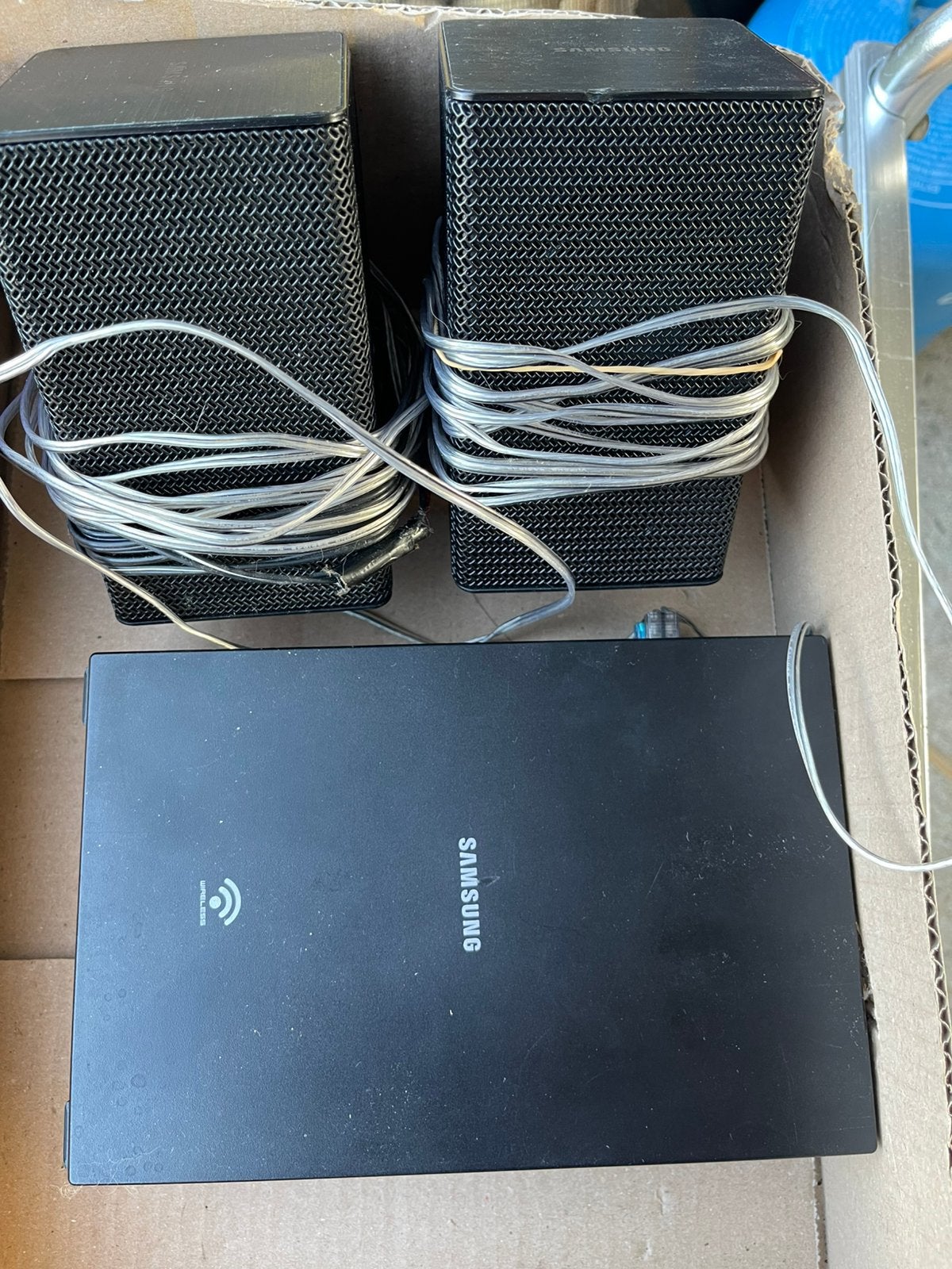 Draadloos samsung achter speakers swa8000s, Audio, Tv en Foto, Overige merken, 70 watt of meer, Ophalen of Verzenden, Zo goed als nieuw