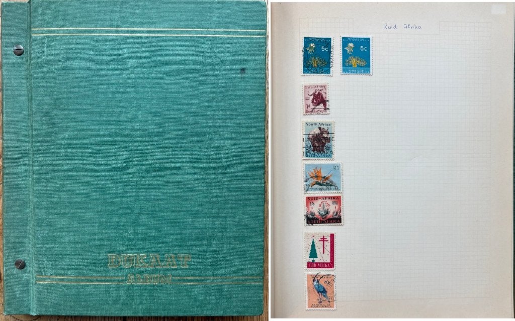 Oud Dukaat album interessante wereldverzameling BIEDEN VANAF, Verzenden, Buitenland