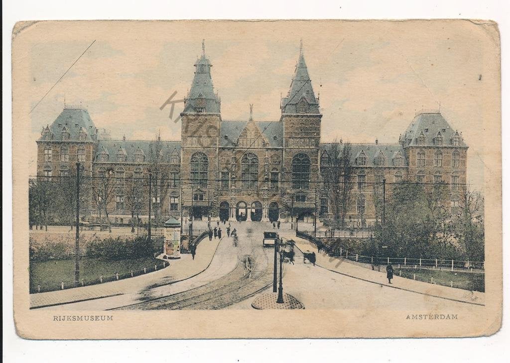 Amsterdam - Rijksmuseum [003-6074, Ophalen of Verzenden, Voor 1920, Gelopen, Noord-Holland