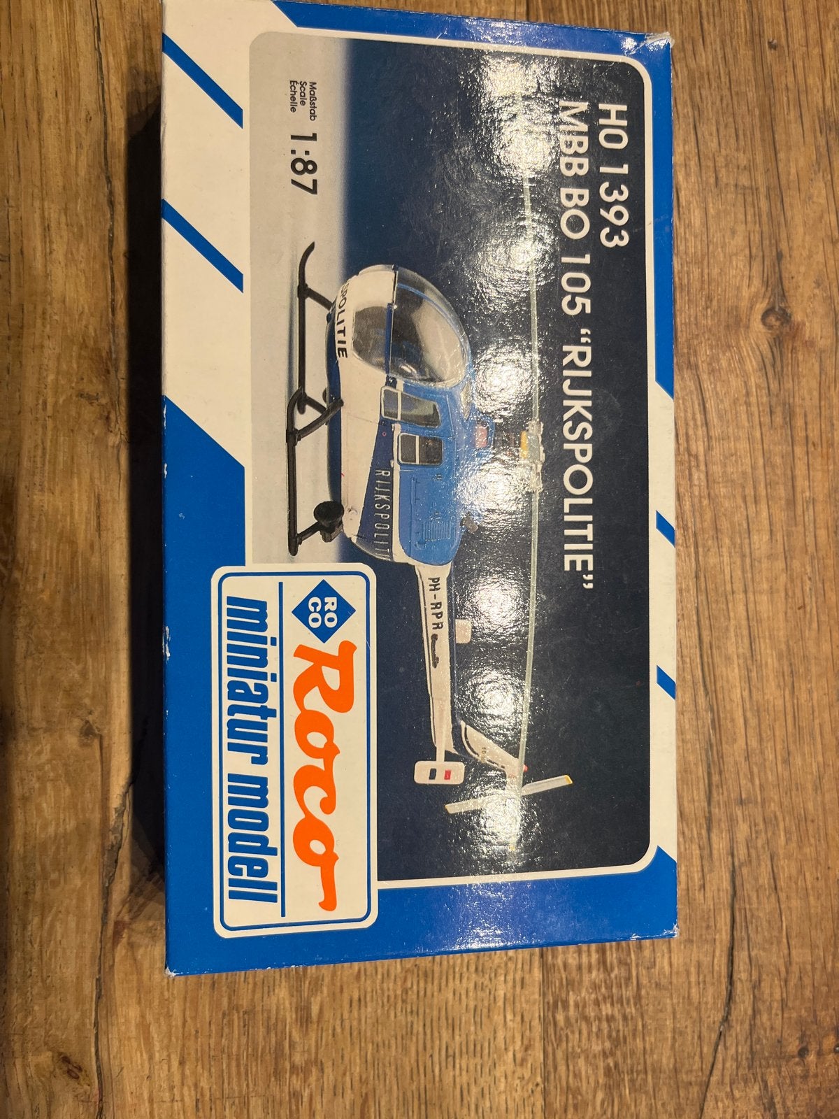Roco Miniatuur Model MBB BO 105 "Rijkspolitie" 1:87, Hobby en Vrije tijd, Modelbouw | Vliegtuigen en Helikopters, Nieuw, Helikopter