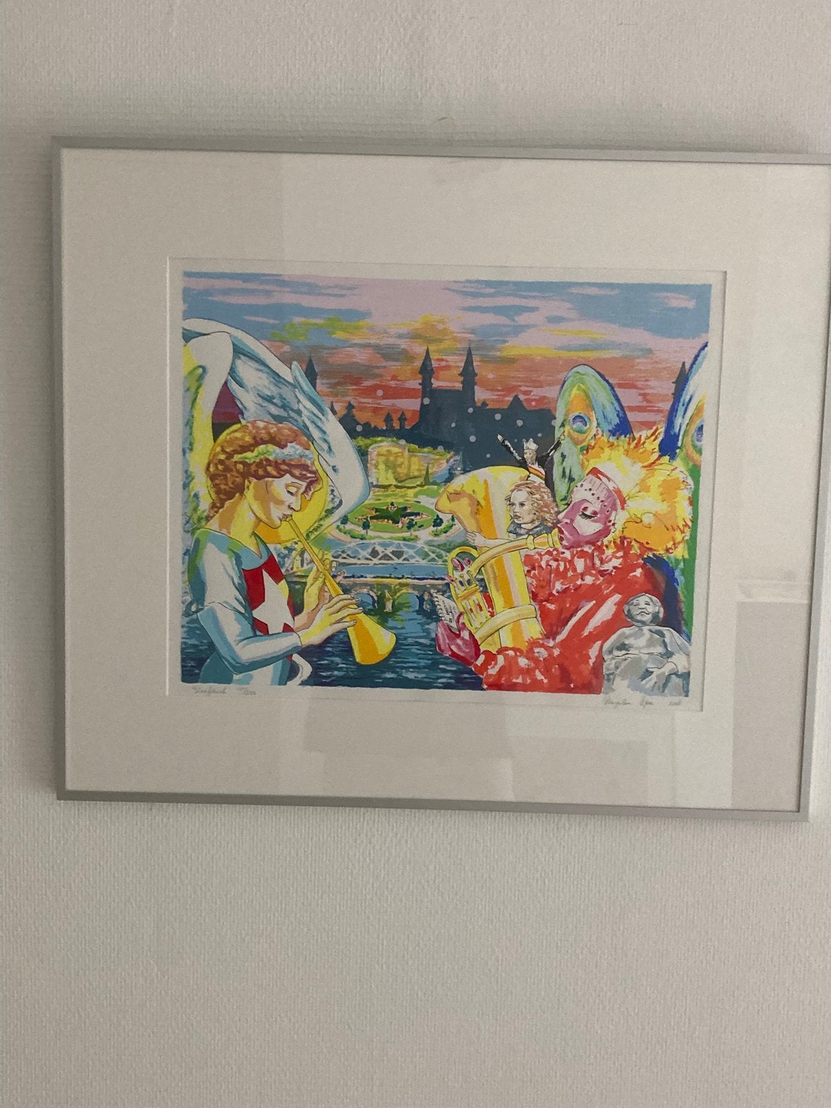 Maastrichterjaarprent 2008, Antiek en Kunst, Kunst | Litho's en Zeefdrukken, Zeefdruk, Gelimiteerde oplage, Ophalen, Personages en Fantasiefiguren