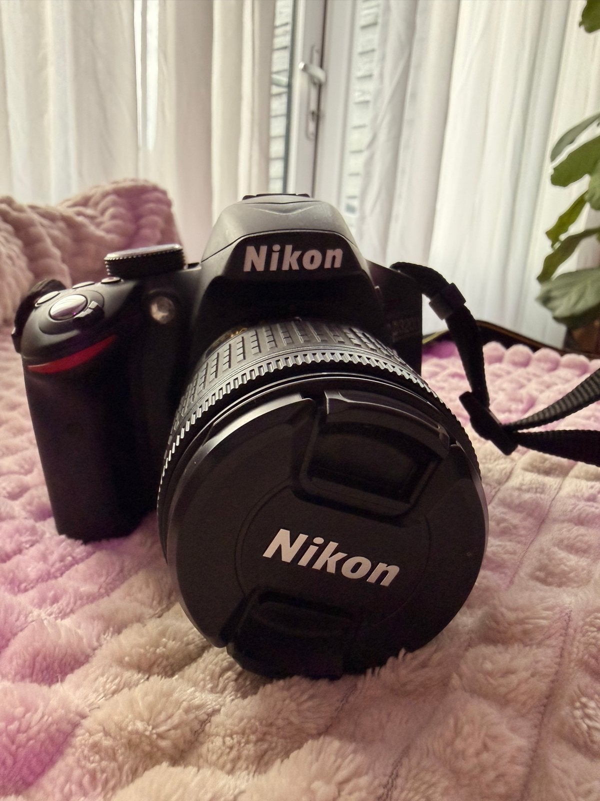 Nikon D3200 ZGAN Spiegelreflexcamera met 18-55mm lens, Ingebouwde flitser, Spiegelreflex, Ophalen of Verzenden, Zo goed als nieuw