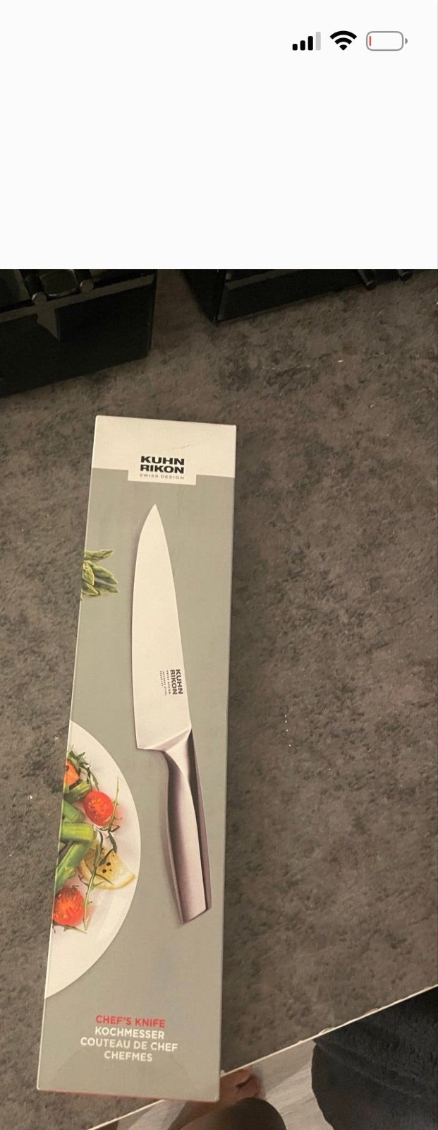 Nieuw Kuhn Rikon Chefmes - Ongebruikt in verpakking, Overige typen, Ophalen of Verzenden, Nieuw