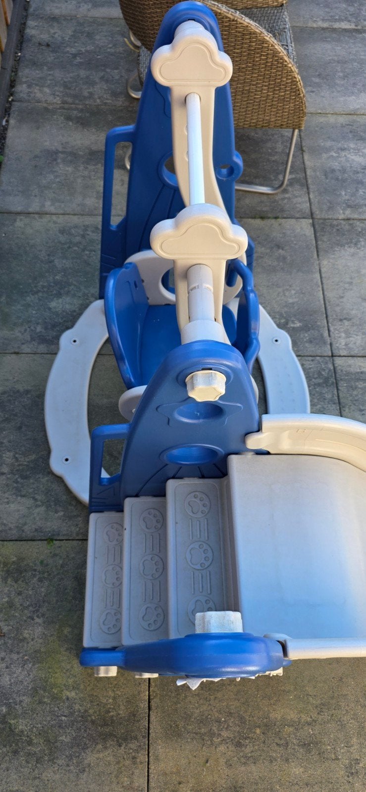 GRATIS Glijbaan en schommel combinatie voor kinderen, Ophalen, Gebruikt, Glijbaan