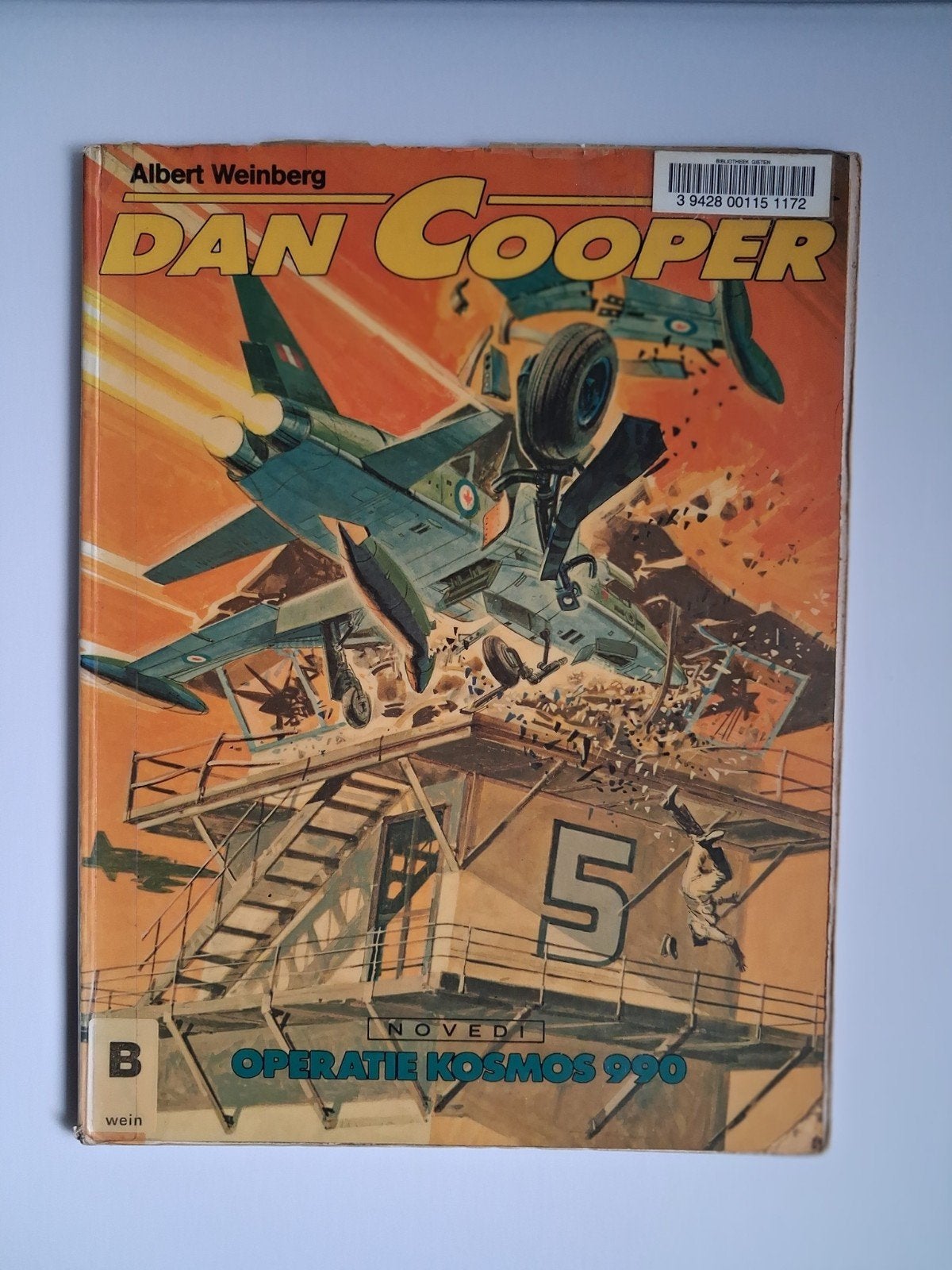 Dan Cooper - Operatie Kosmos 990 - 1984, Gelezen, Eén stripboek, Ophalen of Verzenden, Albert Weinberg