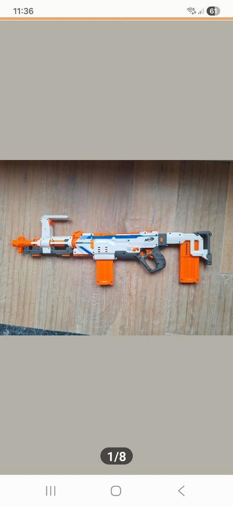 Nerf geweren en pistolen, Ophalen