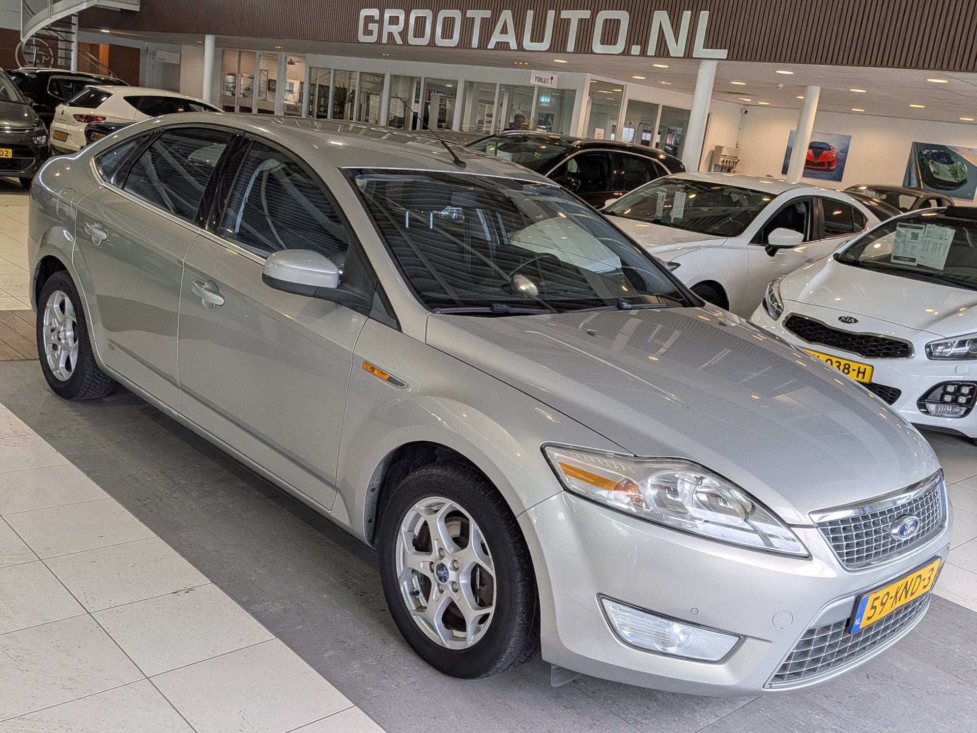 Ford Mondeo 2.0-16V Limited Airco, Cruise Control, Stuurbekr, Auto's, Stof, Gebruikt, Zwart, 4 cilinders